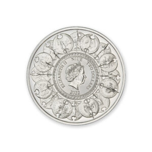 2022 NIUE $2 1OZ .999 SILVER - MOLON LABE - TYPE I - WORLDWIDE MINTAGE: 1,500