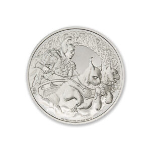 2022 NIUE $2 1OZ .999 SILVER - NORSE GOD FREYA - WORLDWIDE MINTAGE: 2,500 (IN COINSAFE CAPSULE)