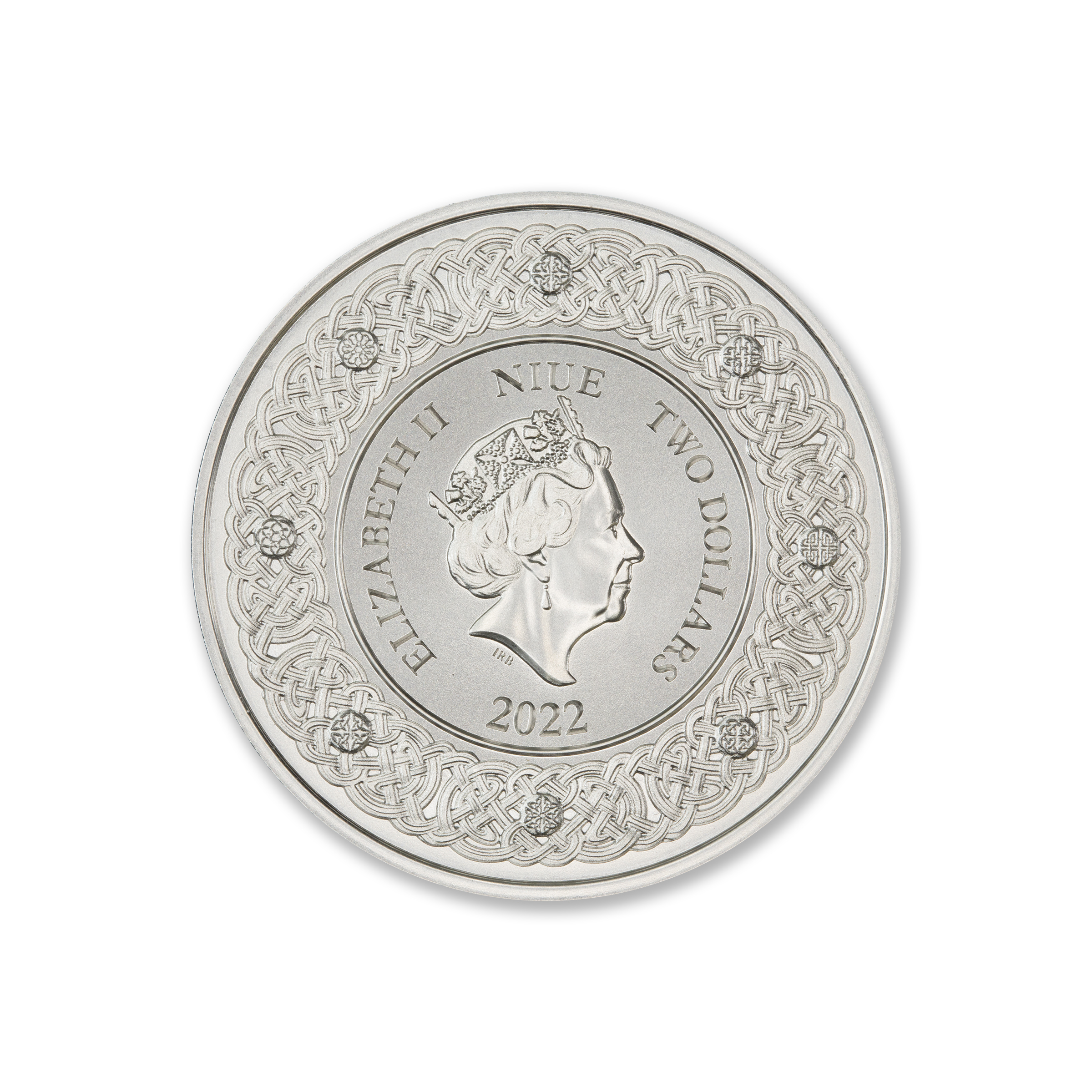 2022 NIUE $2 1OZ .999 SILVER - NORSE GOD FREYA - WORLDWIDE MINTAGE: 2,500 (IN COINSAFE CAPSULE) - Image 3