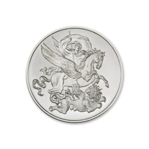 BELLEROPHON, PEGASUS - THE CHIMERA - 1 TROY OUNCE - 39MM