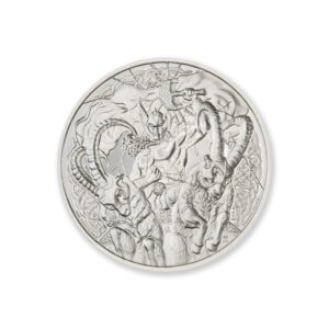 2022 NIUE $2 1OZ .999 SILVER - NORSE GOD THOR - WORLDWIDE MINTAGE: 2,500 (IN COINSAFE CAPSULE)