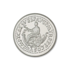 ANCIENT TRIBUTE SERIES - ORICHALCUM SESTERTIUS OF TITUS - UHR - 36MM - 2 TROY OUNCES