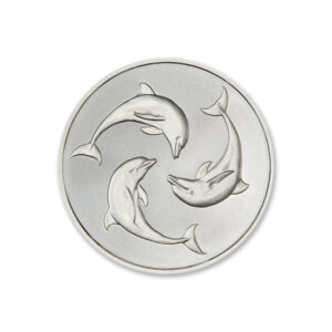 THREE DOLPHINS - 1 TROY OUNCE - 39MM