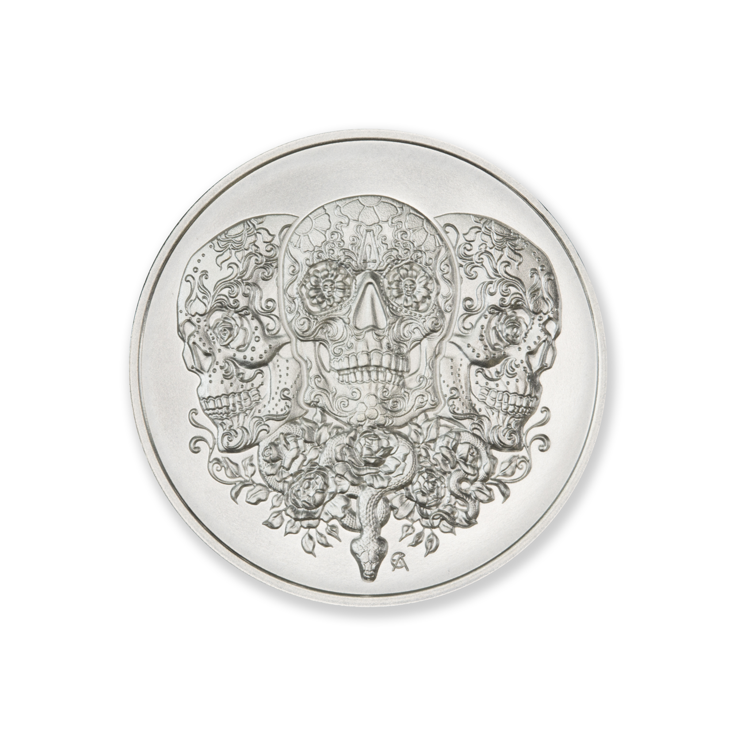 SUGAR SKULLS - 1 TROY OUNCE - 39MM - Image 1