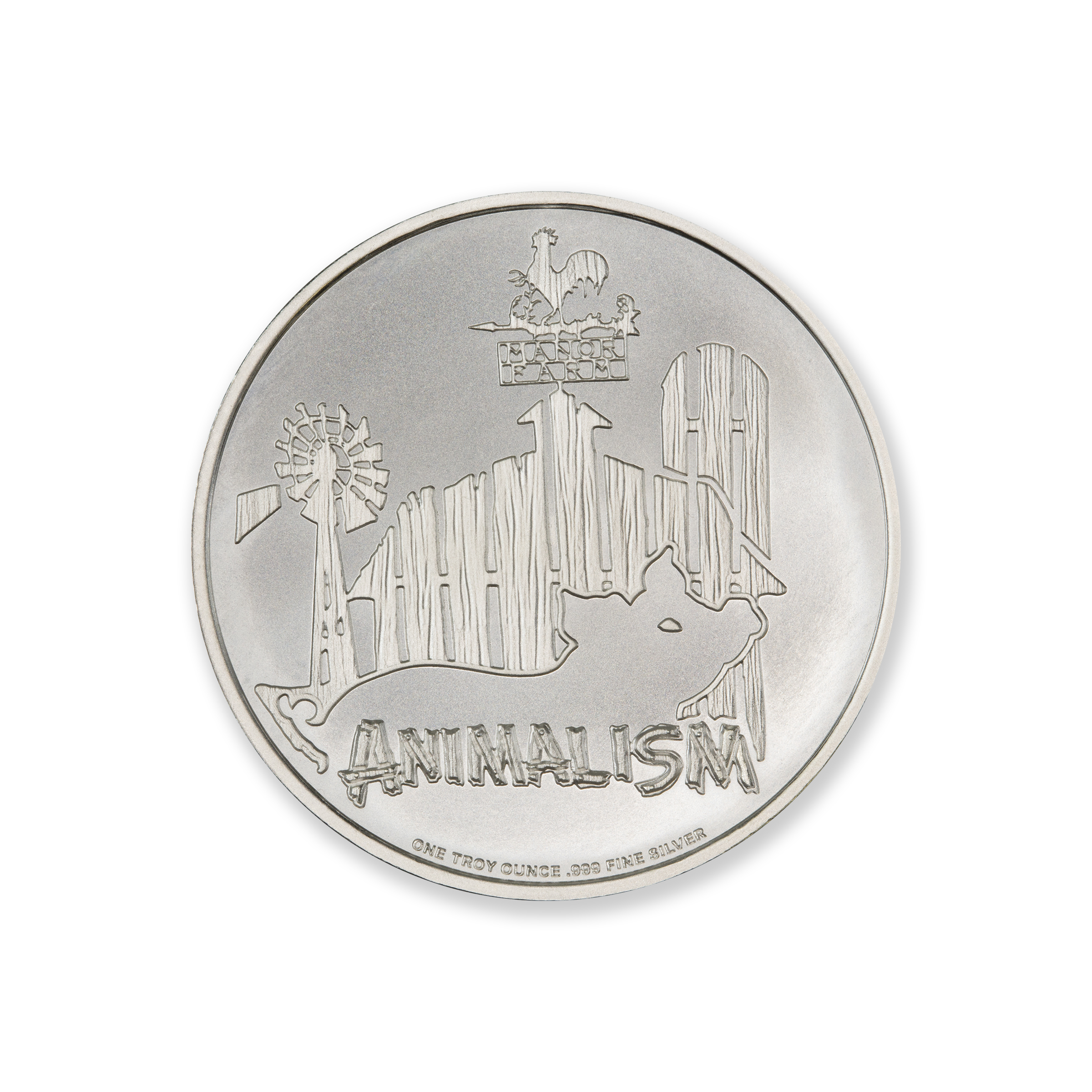 ANIMAL FARM - BOXER - 1 TROY OUNCE - 39MM - Image 2