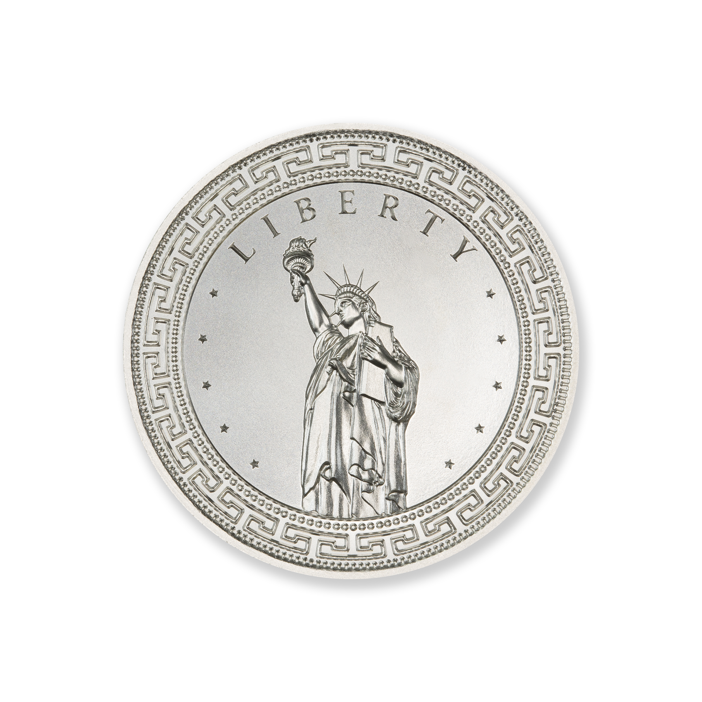 MINT CLUB #5 - 1 TROY OUNCE – 39MM (LIMITED MINTAGE: 500) IN COINSAFE CAPSULE - LIBERTY - Image 3