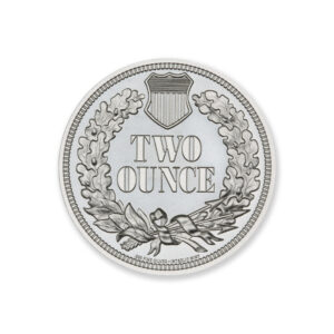 1860 INDIAN CENT TRIBUTE  - 2 TROY OUNCE - 39MM