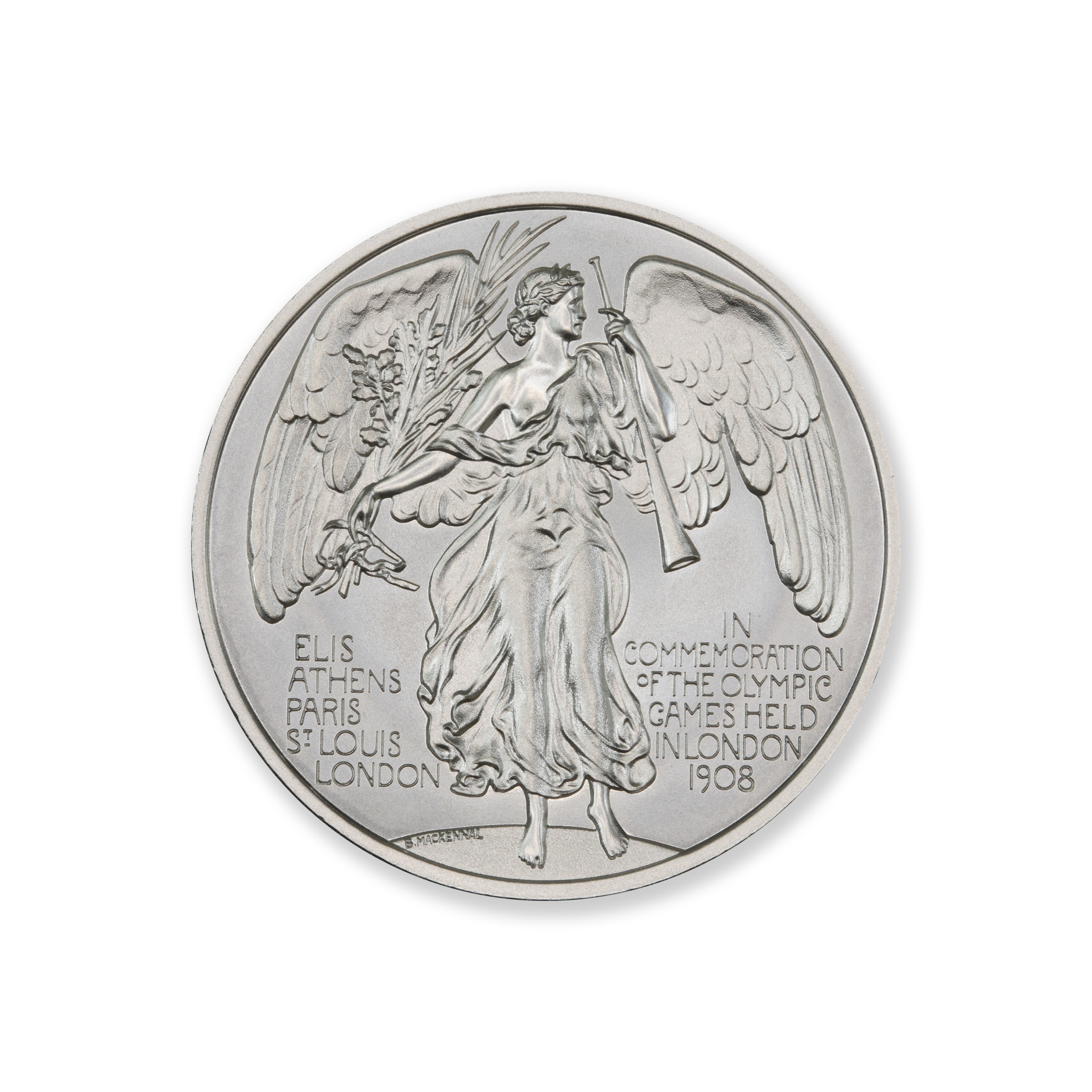 1908 SUMMER OLYMPIC MEDAL TRIBUTE - 2 TROY OUNCE - 39MM - Image 2