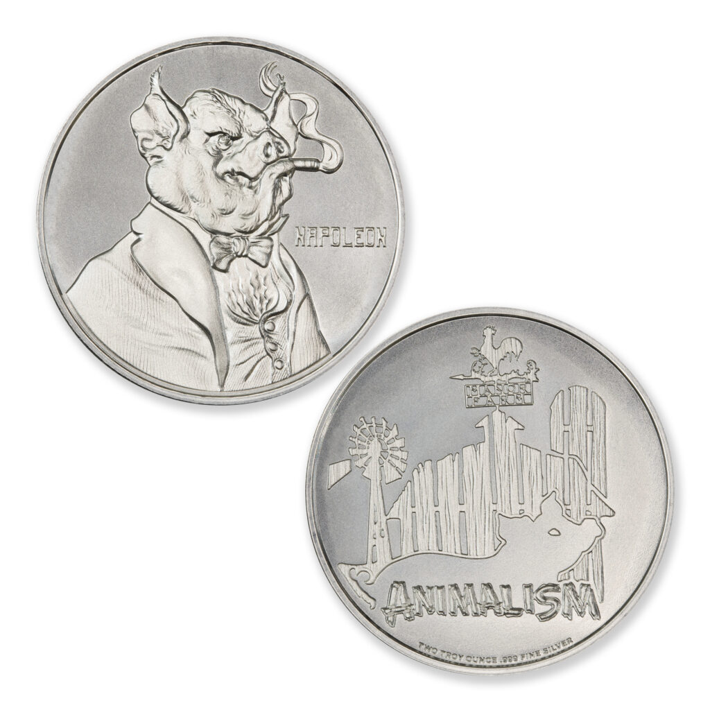 ANIMAL FARM - NAPOLEON - 2 TROY OUNCE - 39MM