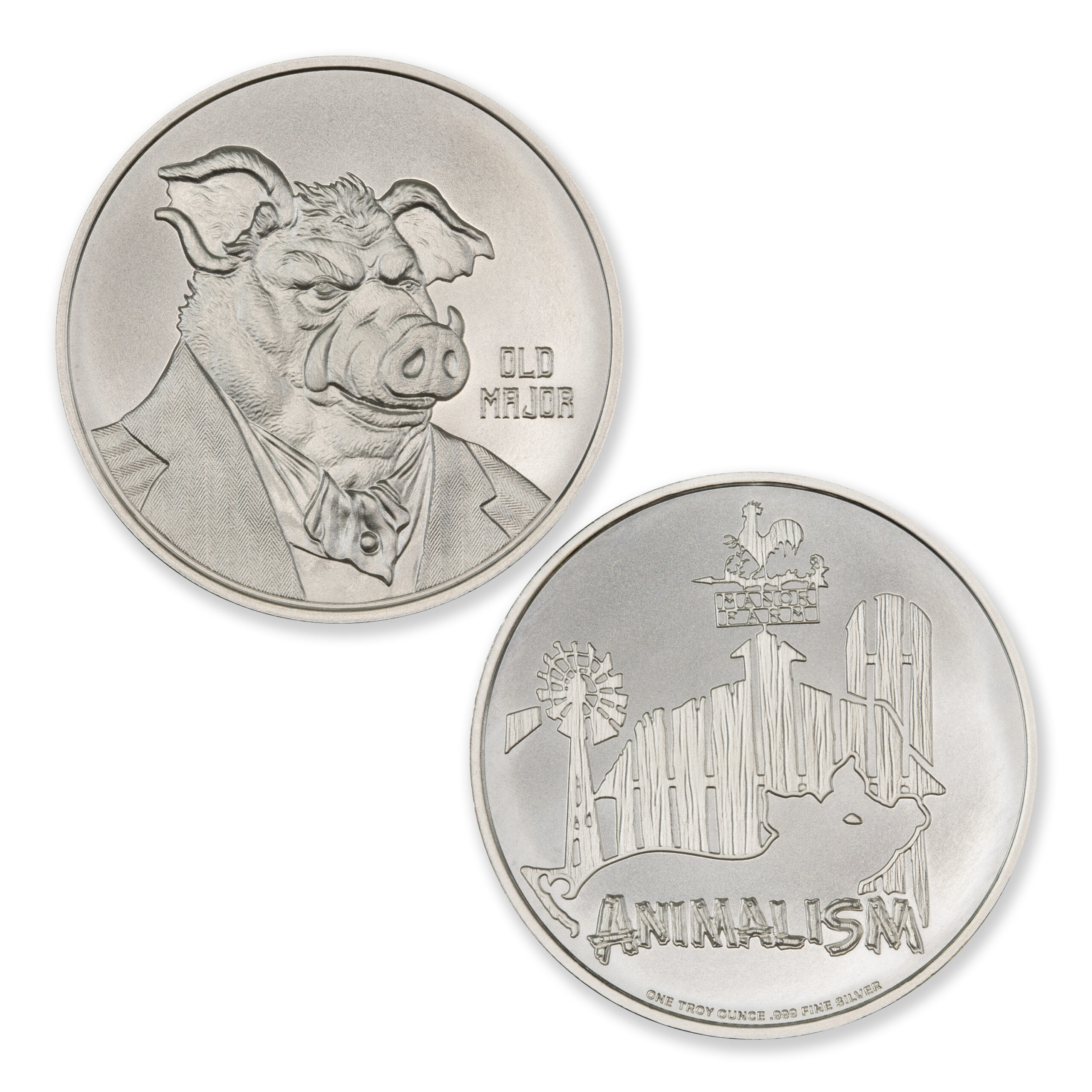 ANIMAL FARM - OLD MAJOR - 1 TROY OUNCE - 39MM - Image 1