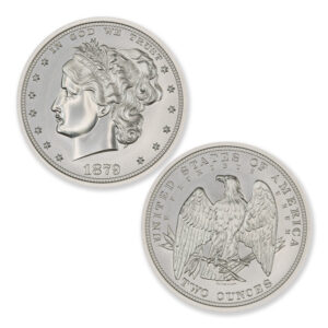 1879 WASHLADY HALF DOLLAR PATTERN TRIBUTE J-1597 - 2 TROY OUNCE - 39MM