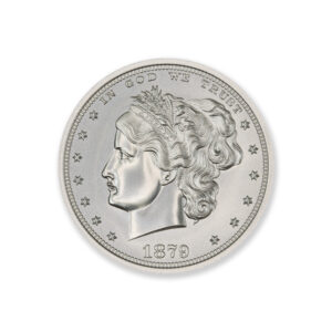 1879 WASHLADY HALF DOLLAR PATTERN TRIBUTE J-1597 - 2 TROY OUNCE - 39MM
