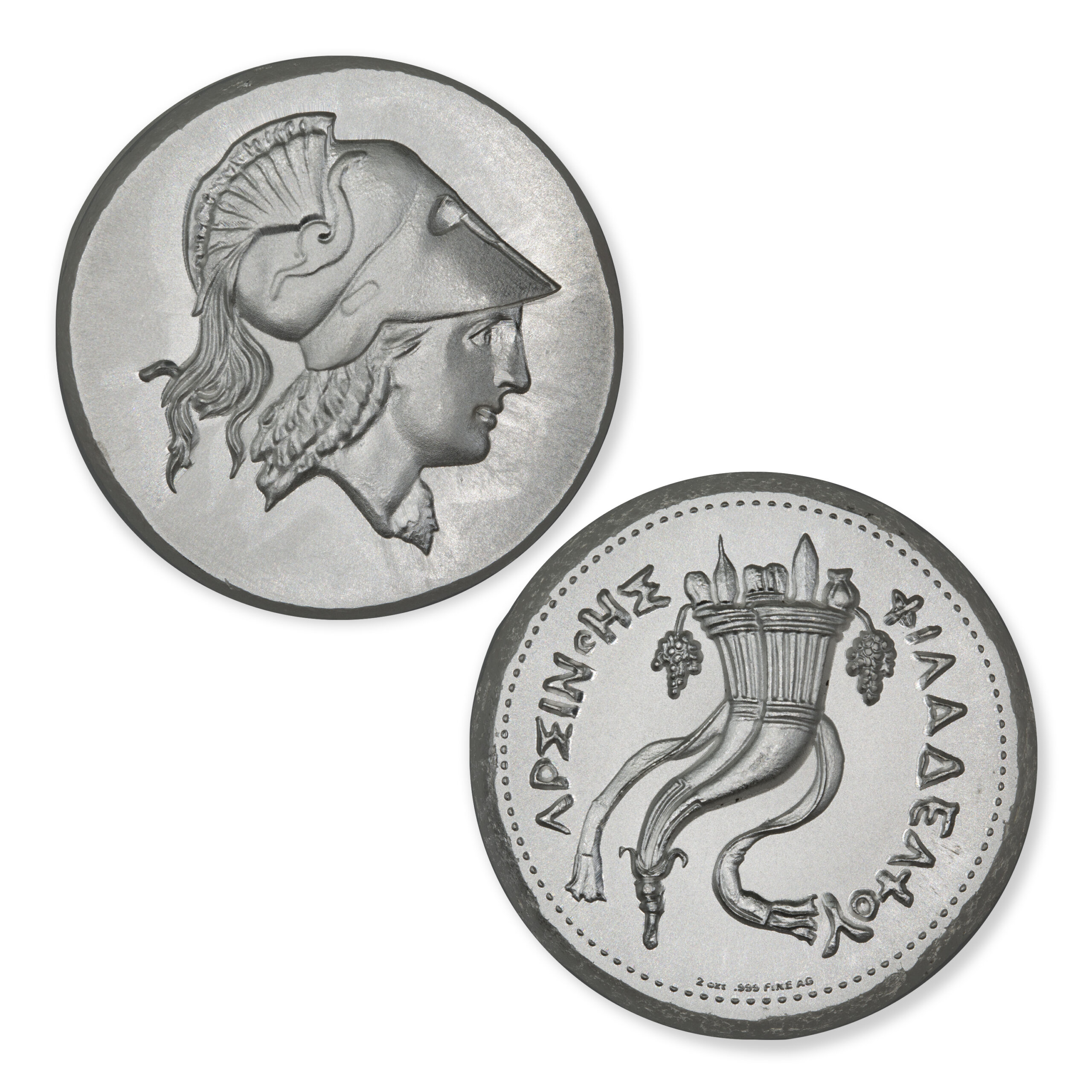 ANCIENT TRIBUTE SERIES - ALEXANDER THE GREAT - MULE - UHR - 36MM - 2 TROY OUNCES (LIMITED MINTAGE OF 49) - Image 1
