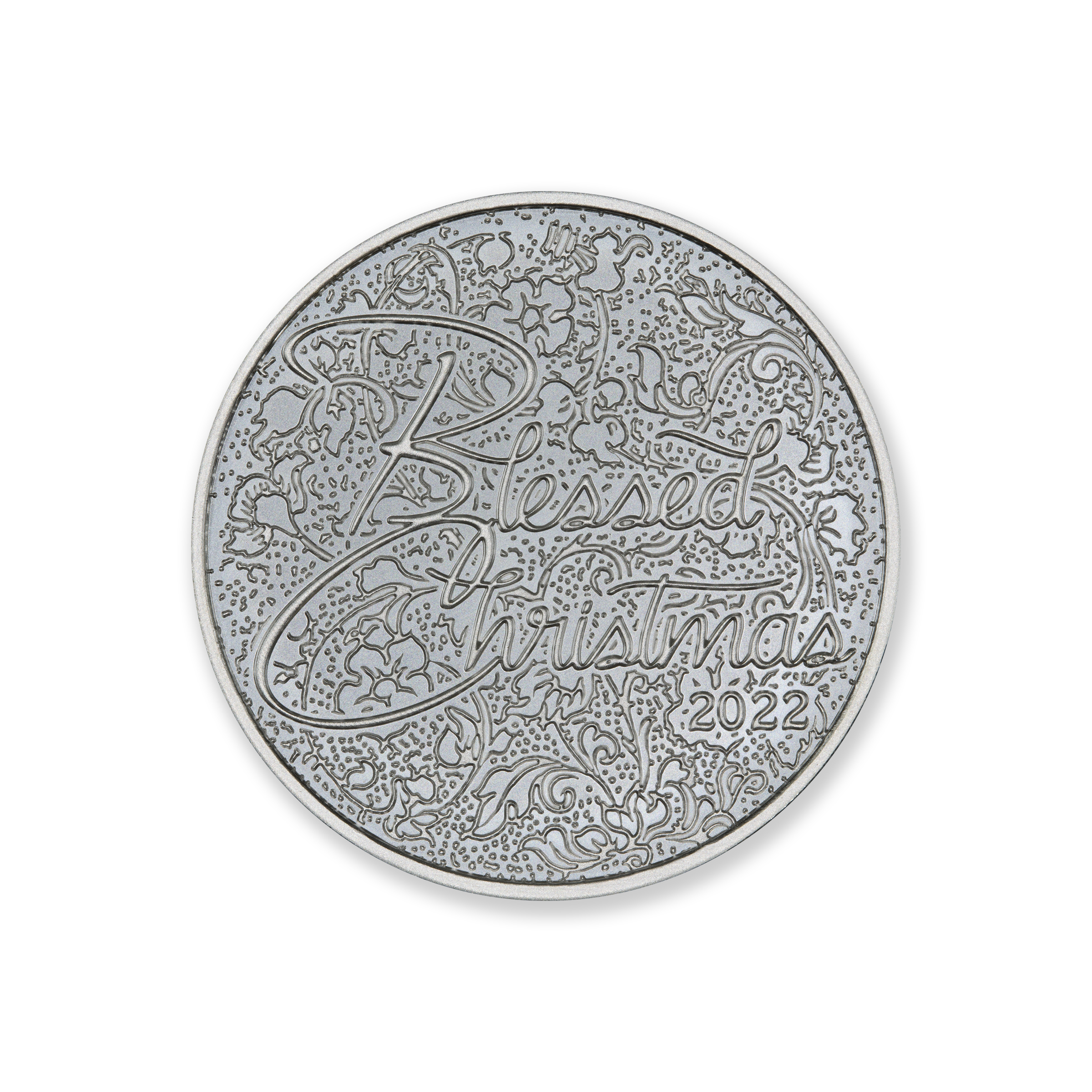 2023 NATIVITY / BLESSED CHRISTMAS -1 TROY OUNCE - 39MM - Image 2