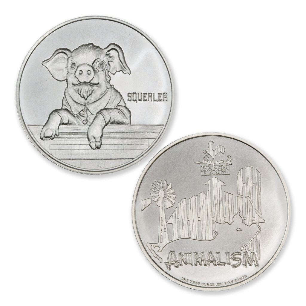 ANIMAL FARM - SQUEALER - 1 TROY OUNCE - 39MM