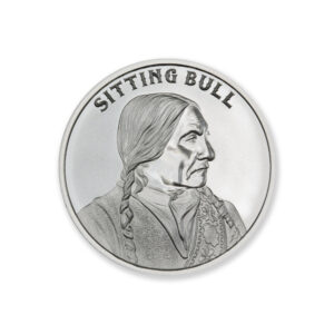 WILD WEST LEGENDS SERIES – SITTING BULL – 1 TROY OUNCE – 39MM