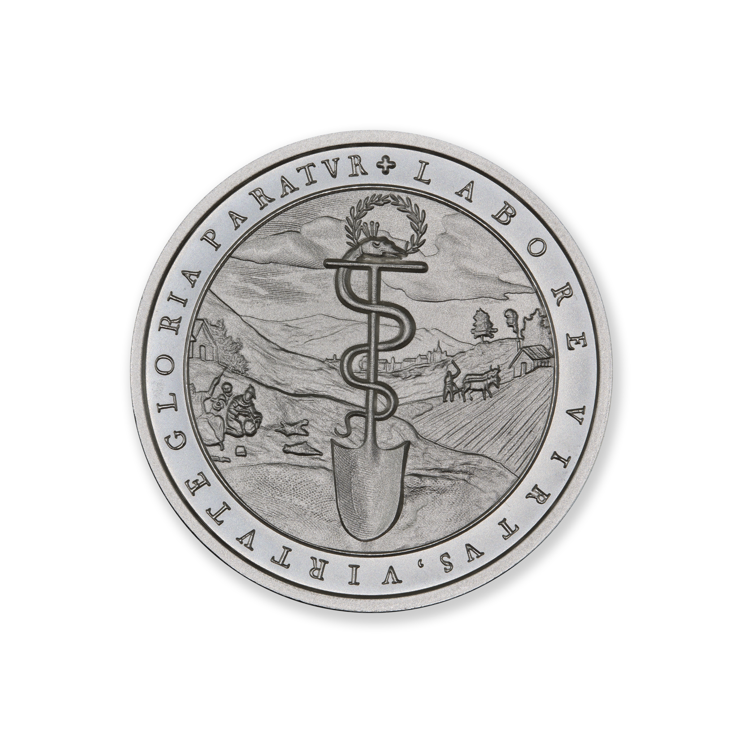MINT CLUB #9 – 2 TROY OUNCE – 39MM (LIMITED MINTAGE: 500) – IN COINSAFE CAPSULE – LABOR & VIRTUE - Image 2