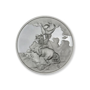 MINT CLUB #8 - 1 TROY OUNCE – 39MM (LIMITED MINTAGE: 500) IN COINSAFE CAPSULE - GEORGE WASHINGTON - READY FOR WAR
