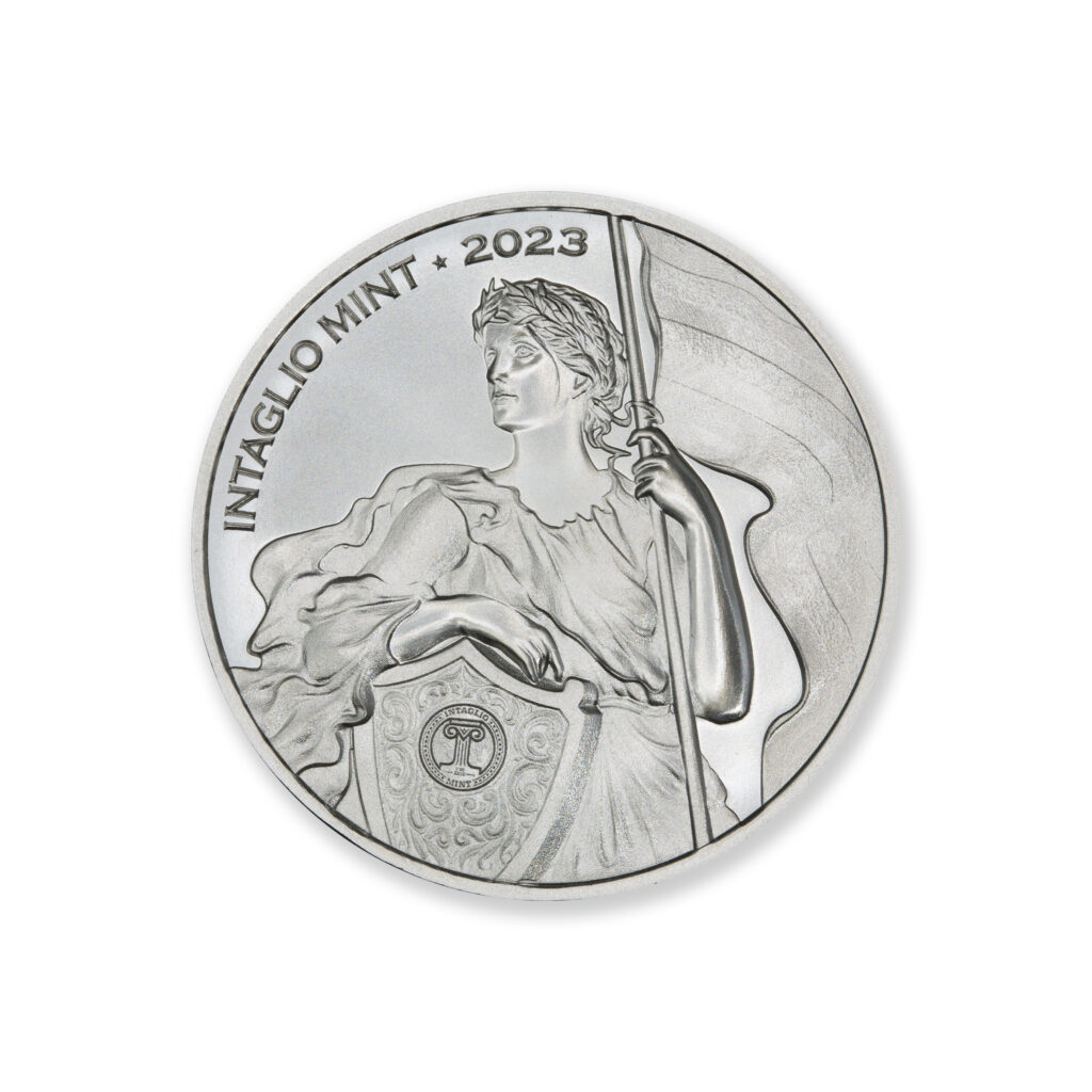 2023 – MINT CLUB® #1 - MEMBERSHIP TOKEN - 1 TROY OUNCE - 39MM (ONLY 500 MINTED) IN COINSAFE CAPSULE