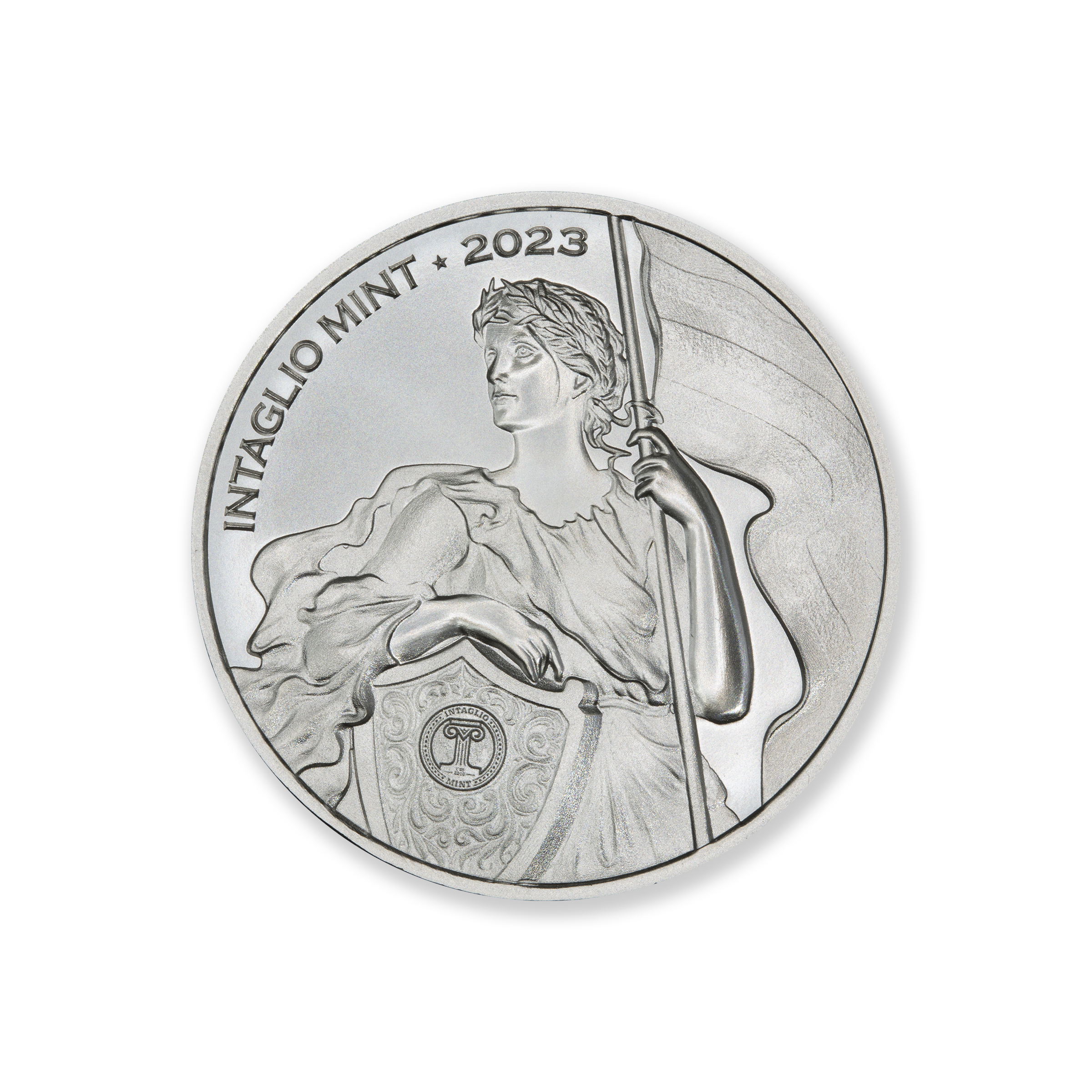 2023 – MINT CLUB® #1 - MEMBERSHIP TOKEN - 1 TROY OUNCE - 39MM (ONLY 500 MINTED) IN COINSAFE CAPSULE - Image 2