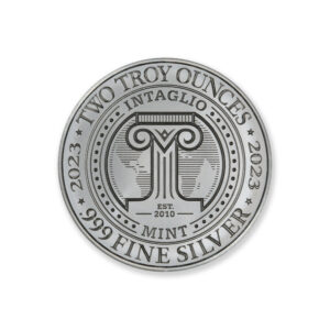 SKIING SANTA - 2 TROY OUNCE - 39MM