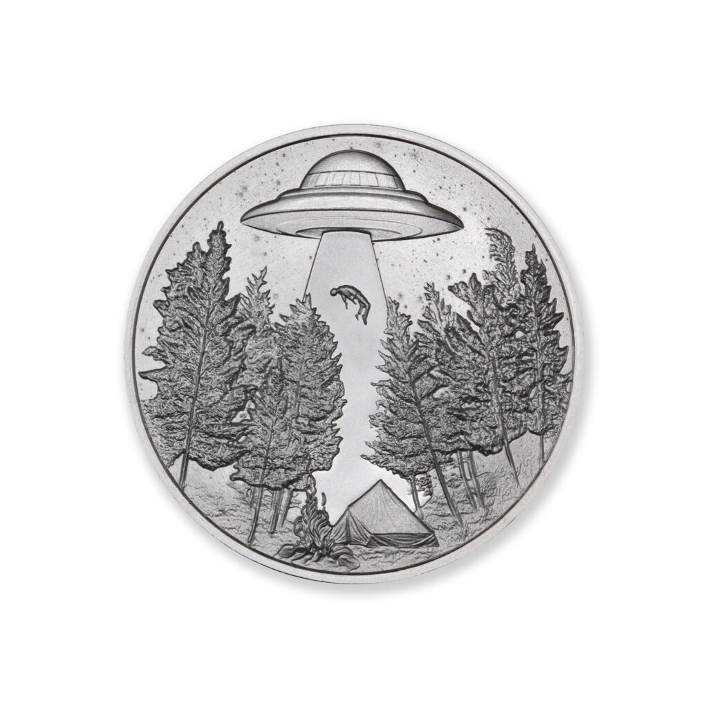 ALIEN ABDUCTION – HUMANS – 1 TROY OUNCE – 39MM