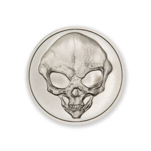ALIEN SKULL – 1 TROY OUNCE – 39MM