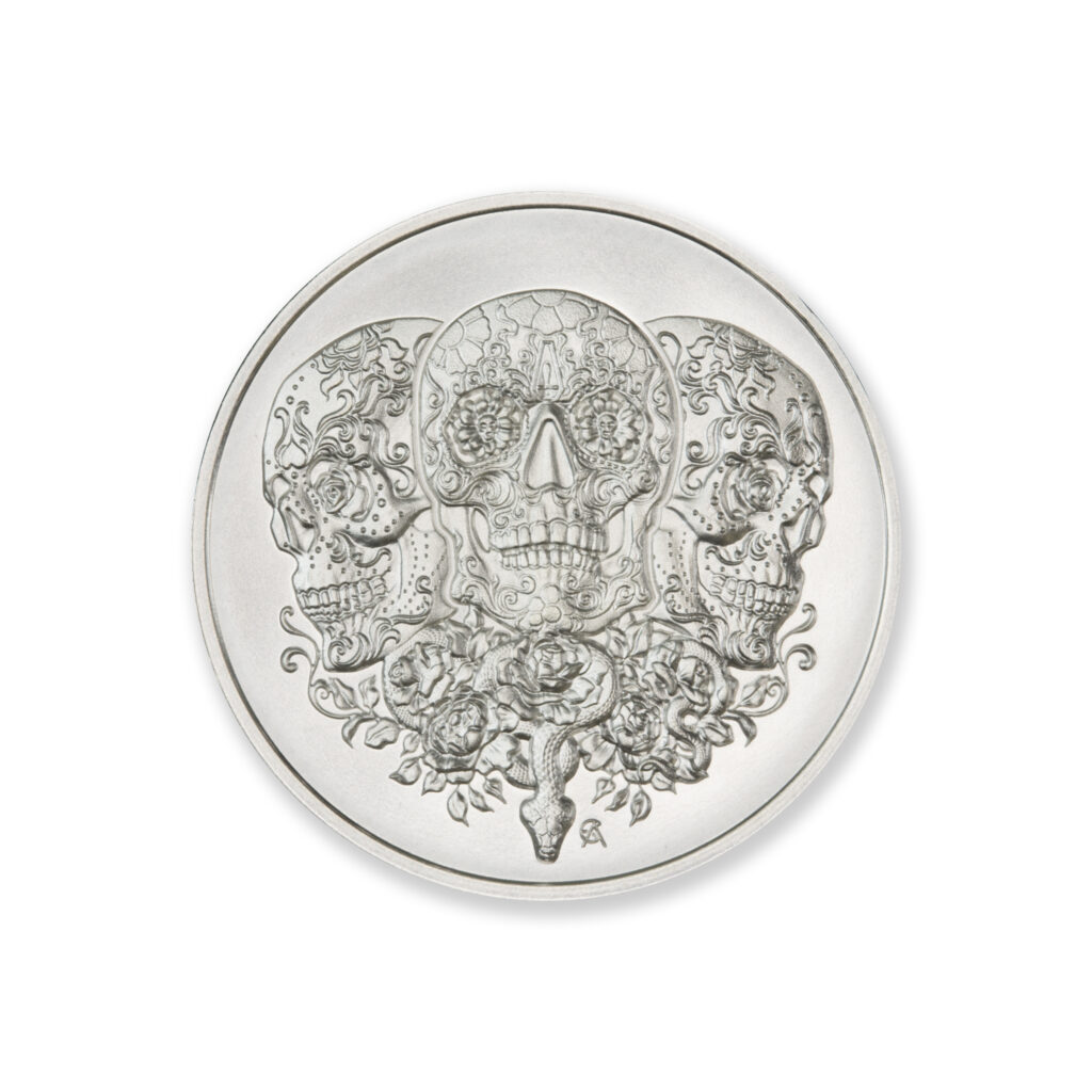 SUGAR SKULLS - 2 TROY OUNCE - 39MM