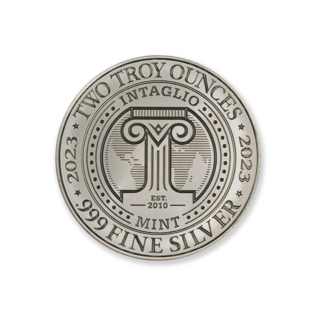 UFOs OVER THE PYRAMIDS - 2 TROY OUNCE - 39MM