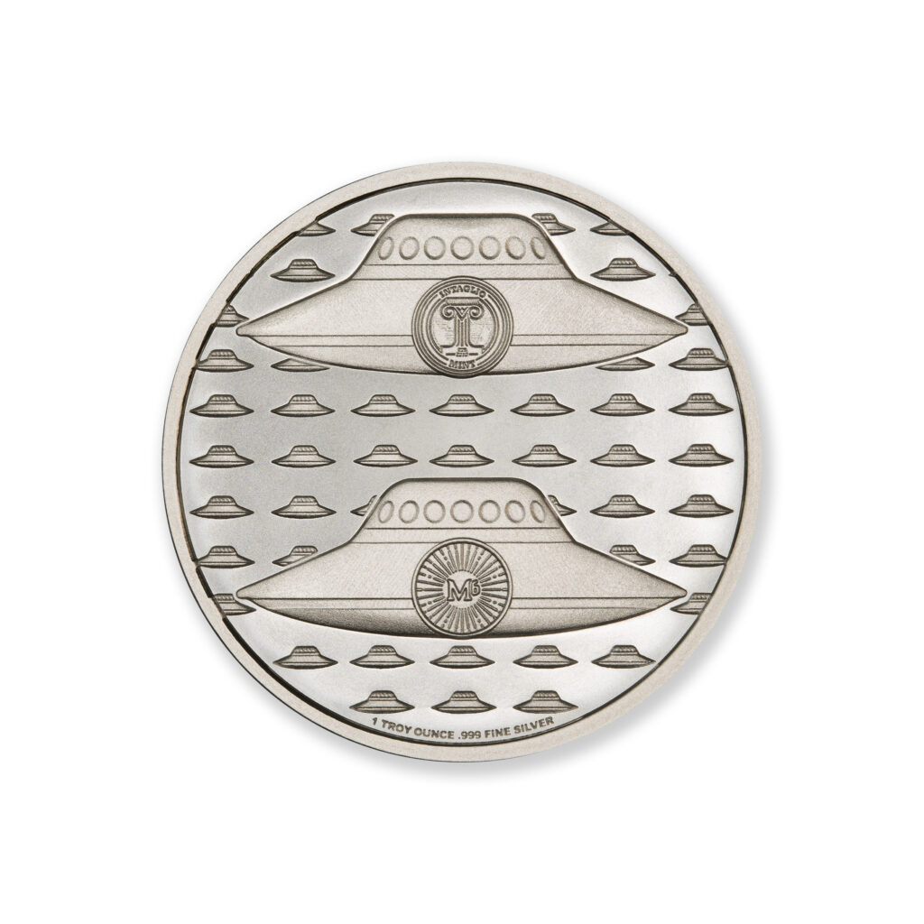 COWBOYS AND ALIENS – 1 TROY OUNCE – 39MM