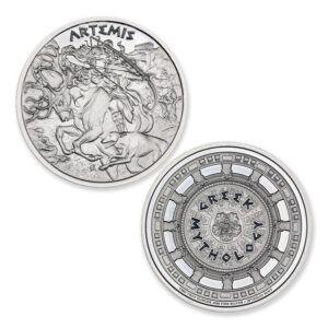 GREEK MYTHOLOGY SERIES – ARTEMIS – 2 TROY OUNCE – 39MM