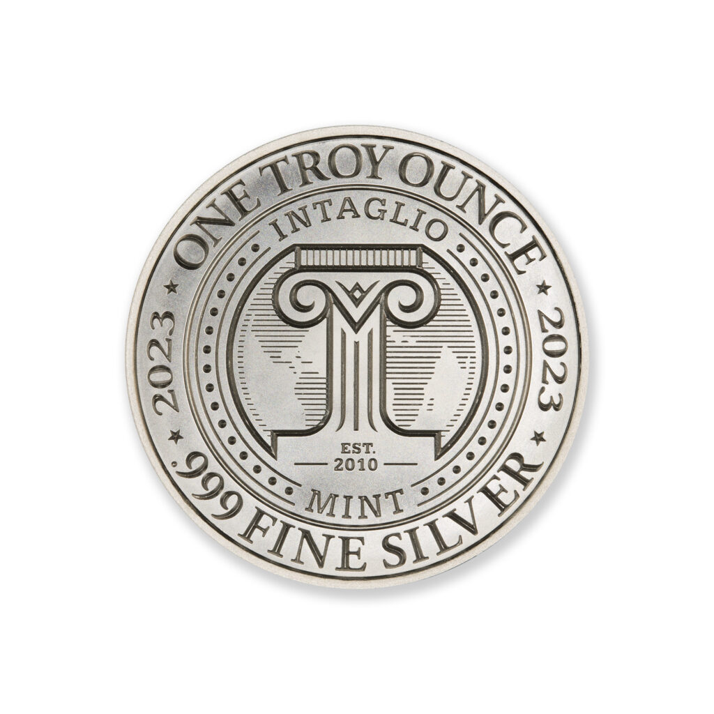 UFOs OVER THE PYRAMIDS - 1 TROY OUNCE - 39MM