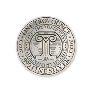 UFOs OVER CAVEMEN - 1 TROY OUNCE - 39MM