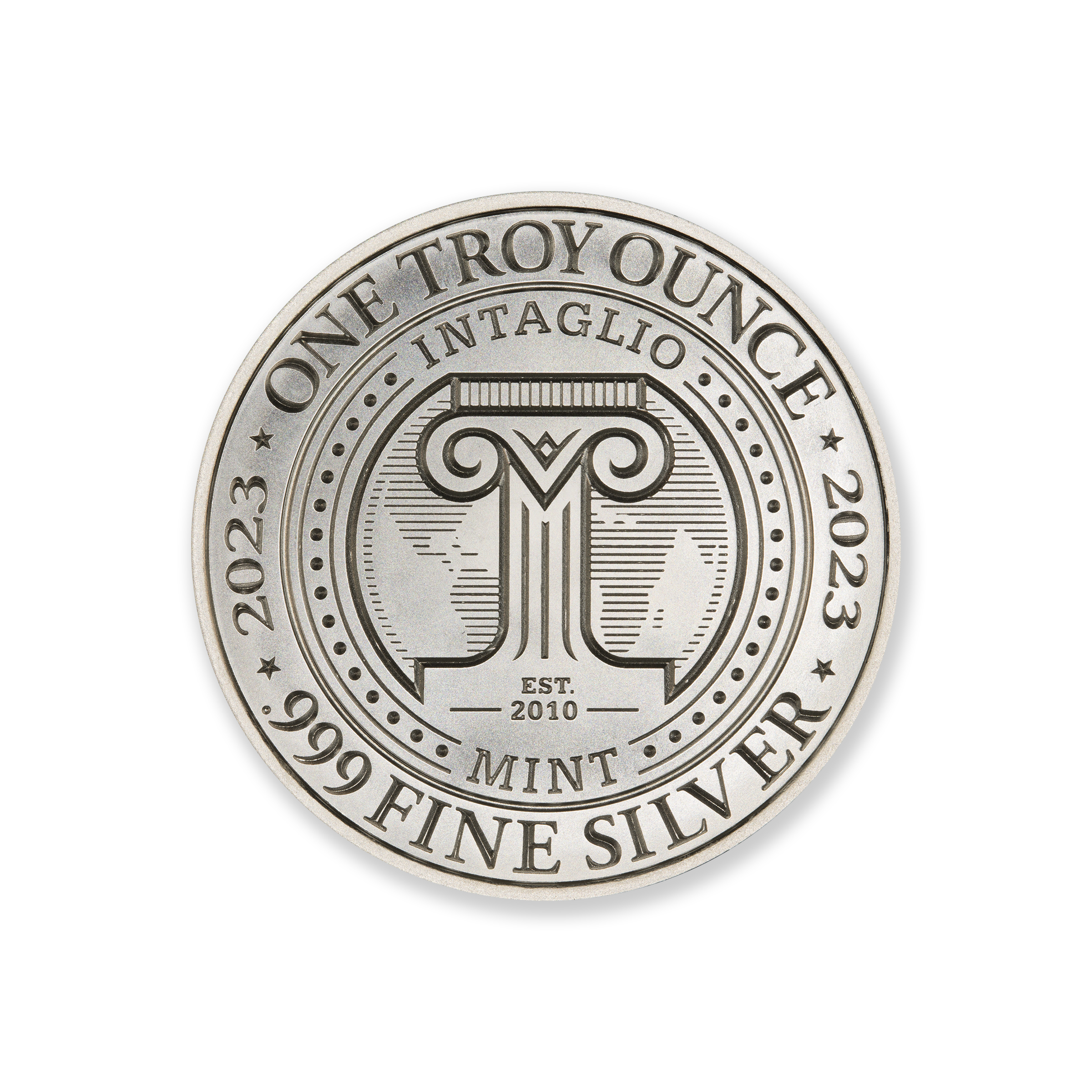 UFOs OVER CAVEMEN - 1 TROY OUNCE - 39MM - Image 2