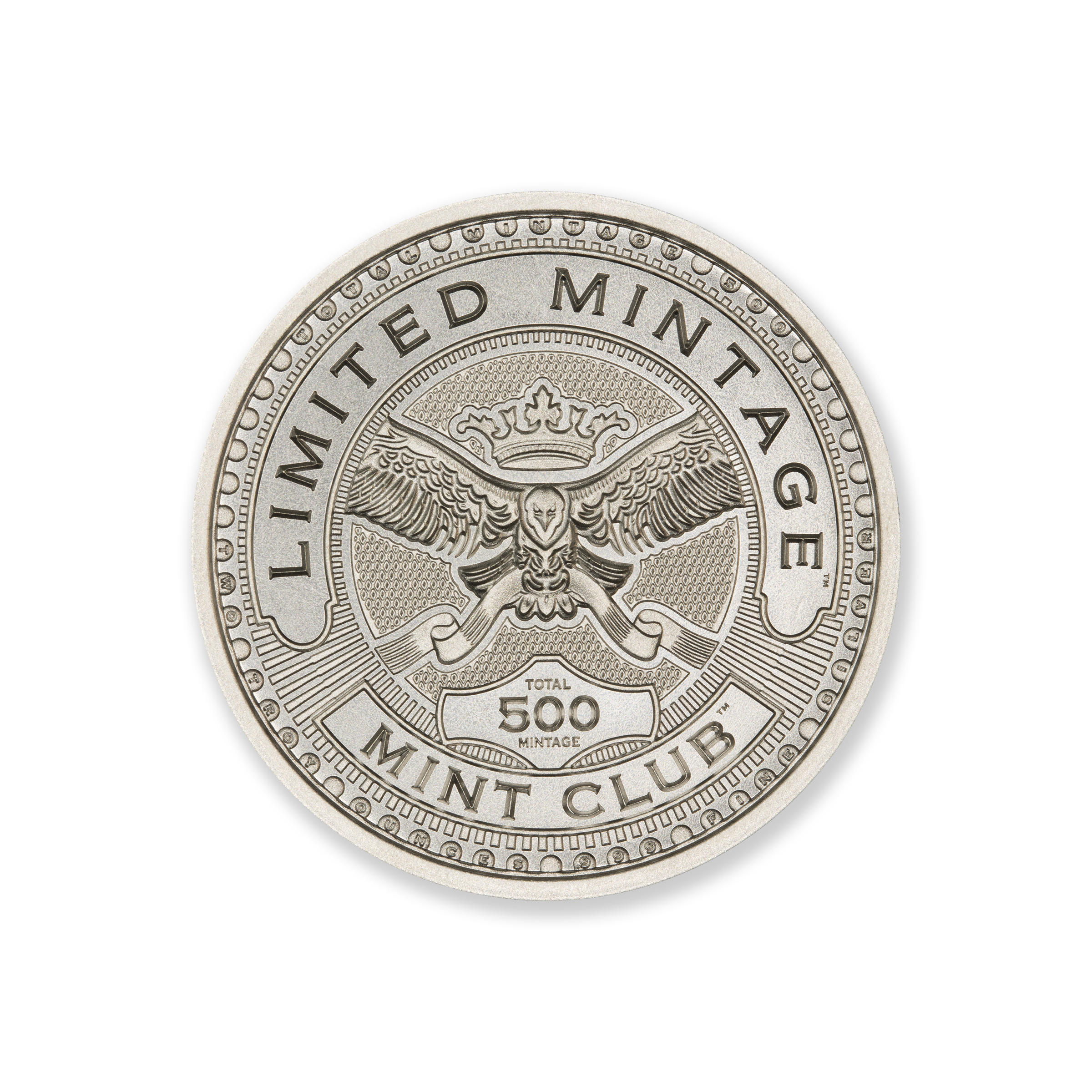 2023 – MINT CLUB® #3 – 2 TROY OUNCE – 39MM (LIMITED MINTAGE: 500) – IN COINSAFE CAPSULE – ARTIST ORIGINAL – LIONESS & BUFFALO - Image 3