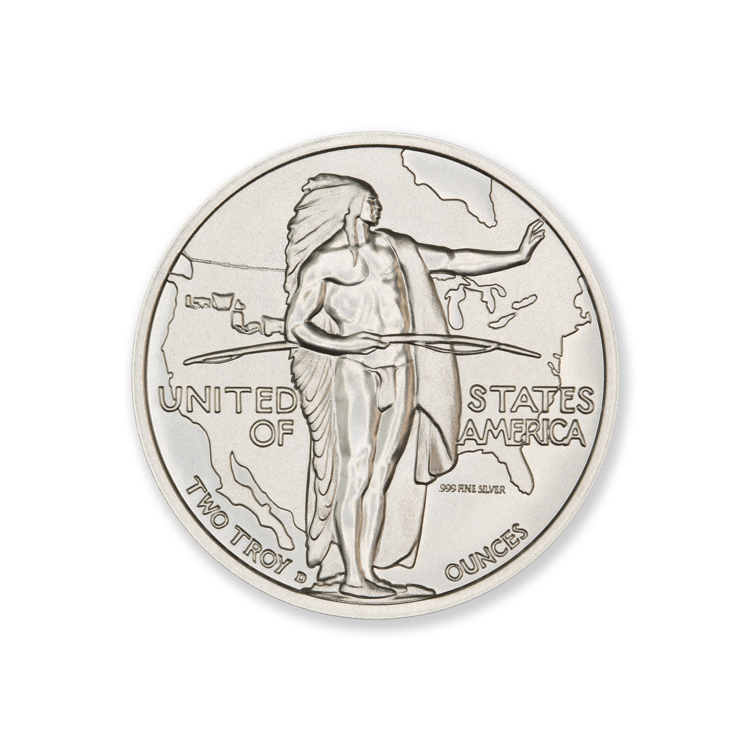 1939 OREGON TRAIL HALF COMMEMORATIVE TRIBUTE – 2 TROY OUNCE – 39MM - Image 2