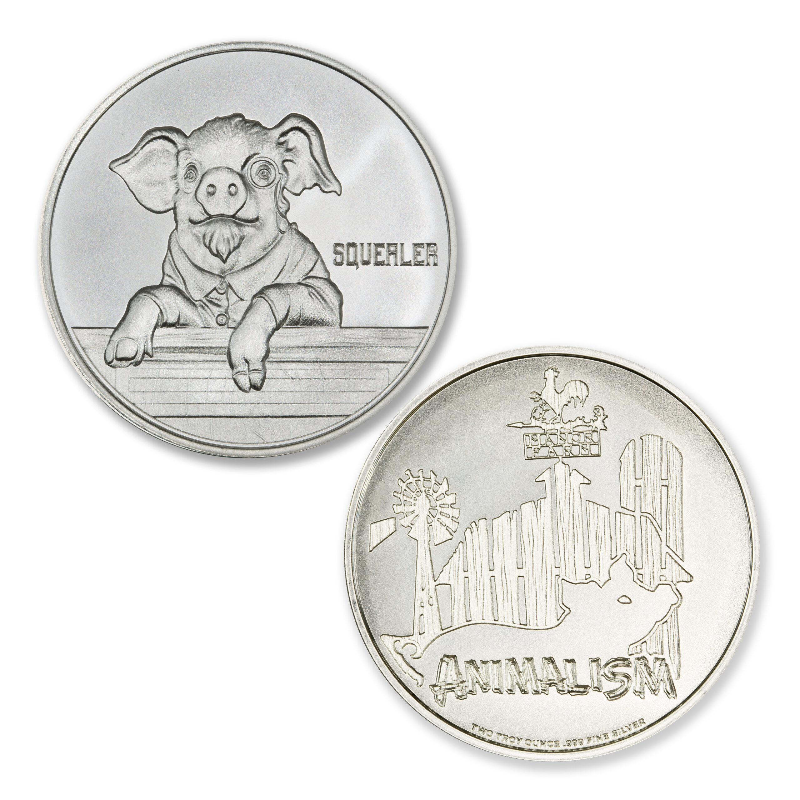 ANIMAL FARM - SQUEALER - 2 TROY OUNCE - 39MM - Image 1