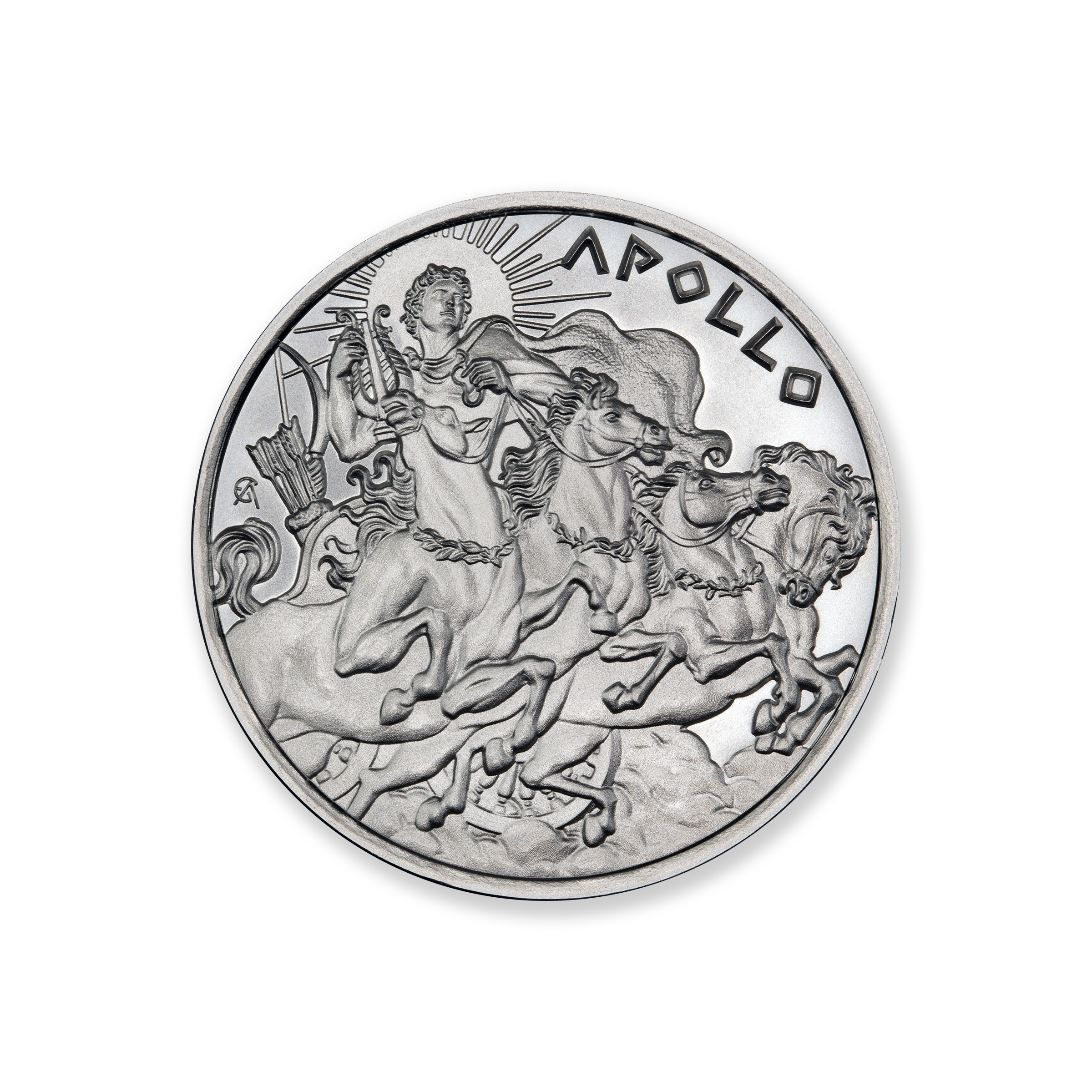 GREEK MYTHOLOGY SERIES - APOLLO - 1 TROY OUNCE - 39MM - Image 2