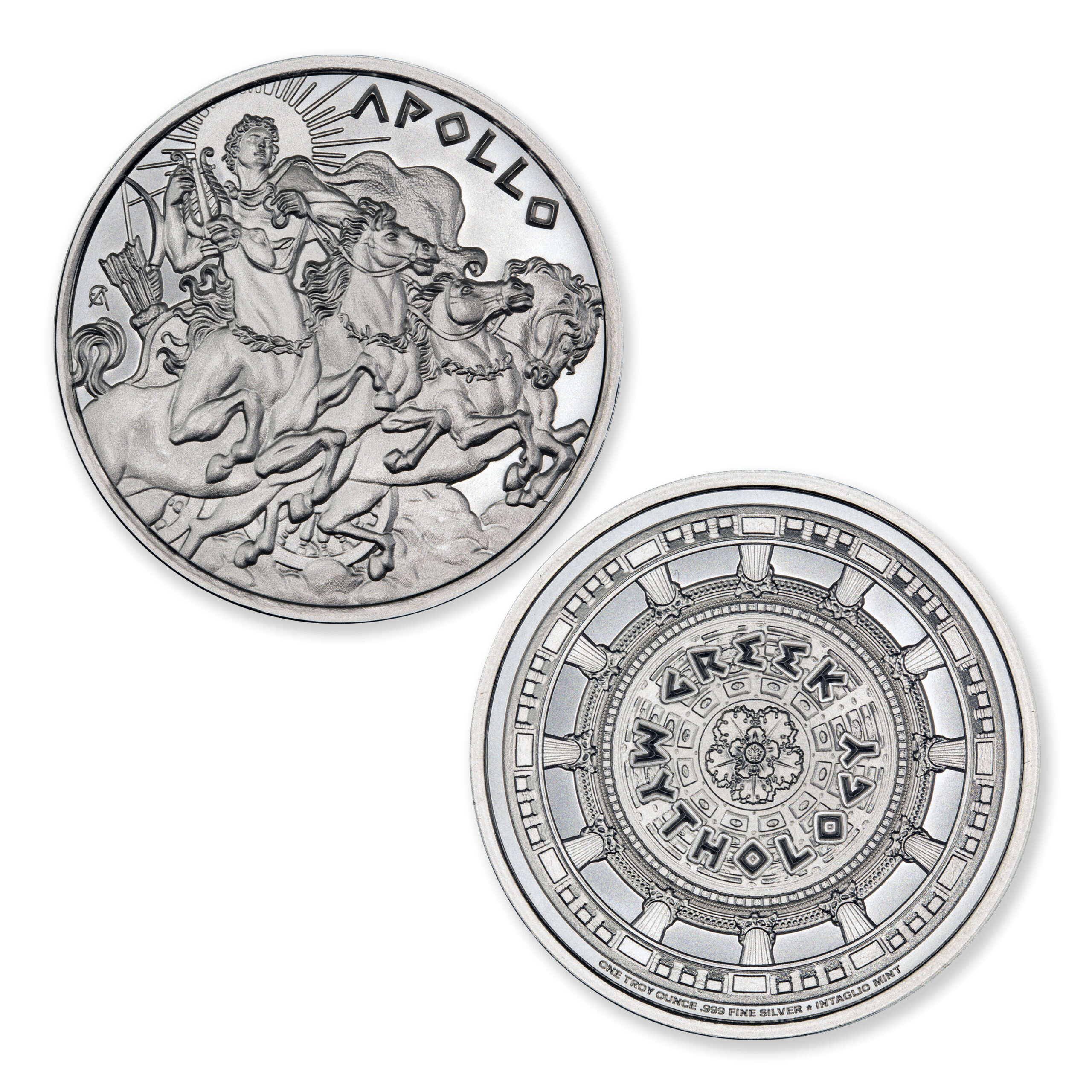 GREEK MYTHOLOGY SERIES - APOLLO - 1 TROY OUNCE - 39MM - Image 1