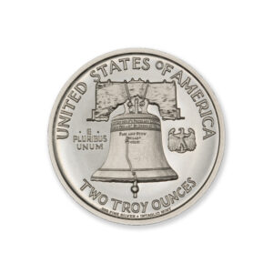 FRANKLIN HALF TRIBUTE - 2 TROY OUNCE - 39MM