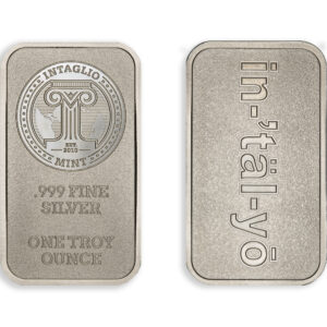 in-'täl-yō – 1 TROY OUNCE – BAR/INGOT - Image 1