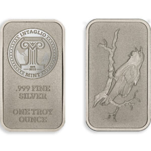 CROW – 1 TROY OUNCE – BAR/INGOT - Image 1