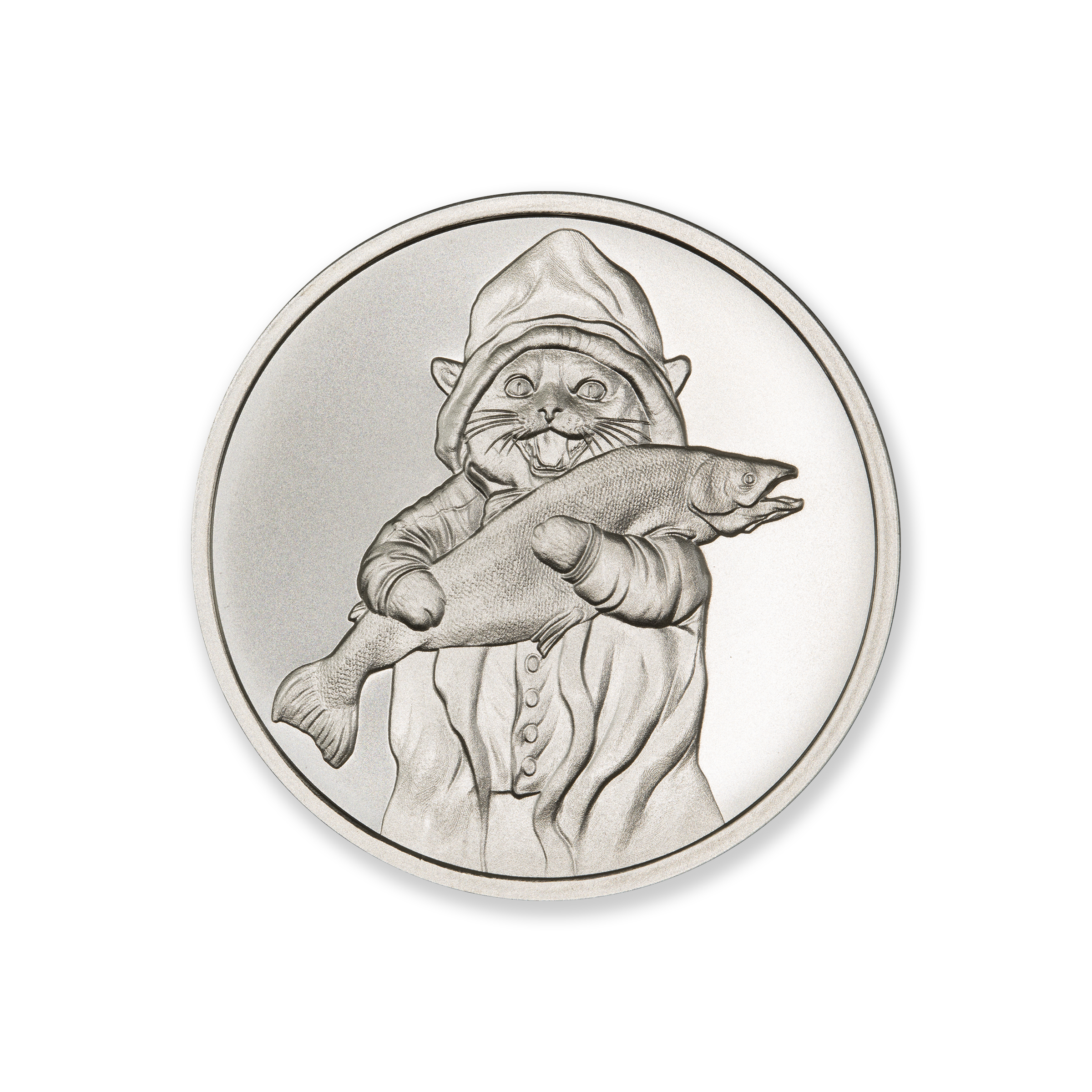 FISH MONGER - 1 TROY OUNCE - 39MM - Image 1