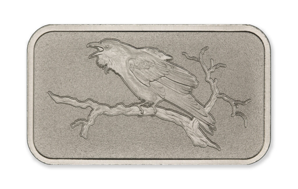 CROW – 1 TROY OUNCE – BAR/INGOT