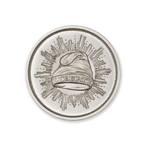 1836 G$1 J-67 LIBERTY CAP TRIBUTE - 2 TROY OUNCE - 39MM