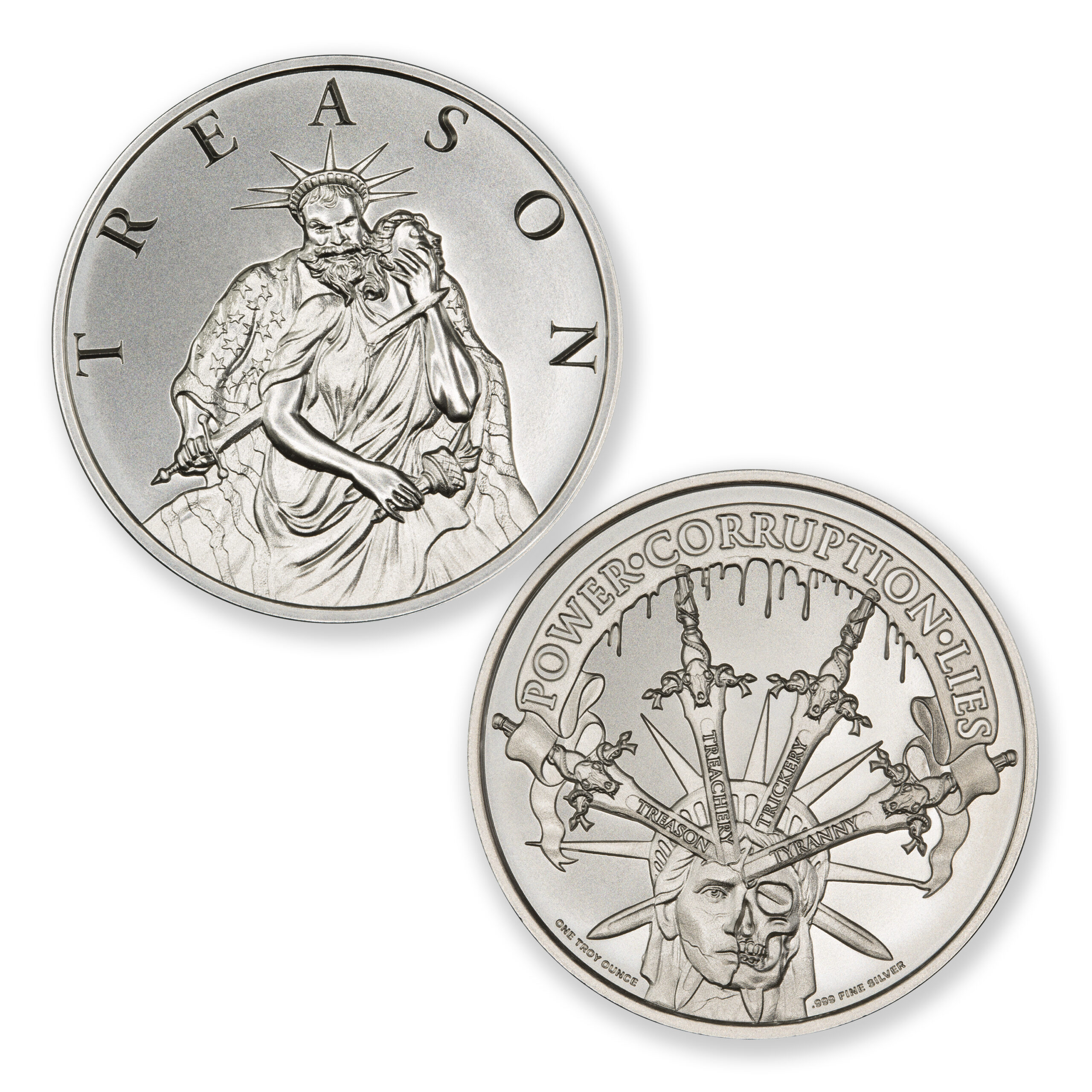 T4 SERIES - TREASON - 1 TROY OUNCE - 39MM - Image 1