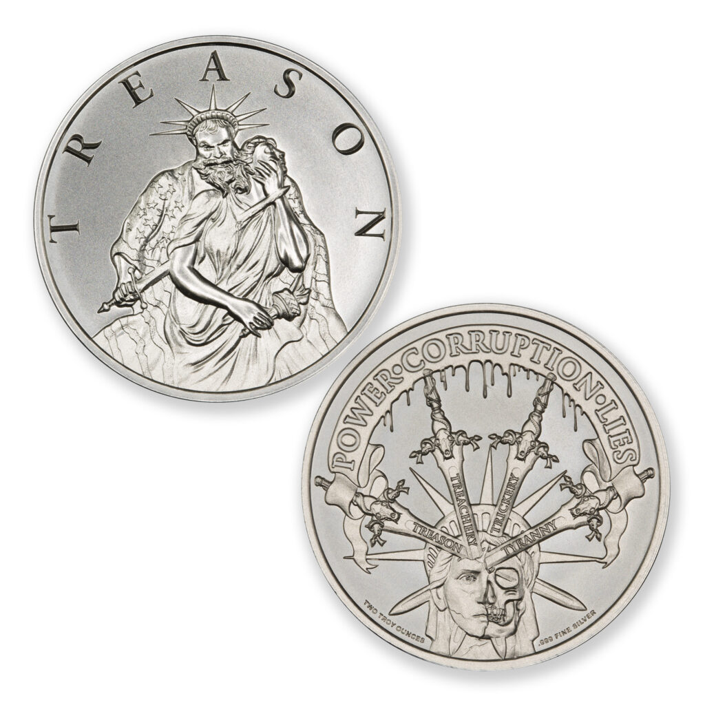 T4 SERIES - TREASON - 2 TROY OUNCE - 39MM