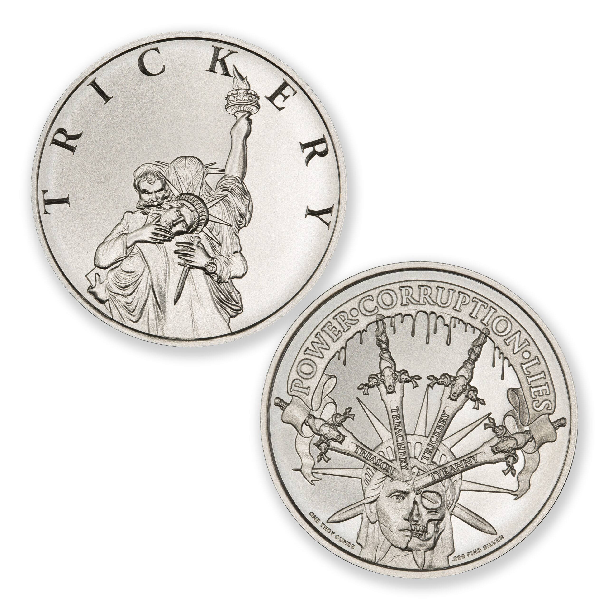 T4 SERIES - TRICKERY - 1 TROY OUNCE - 39MM - Image 1