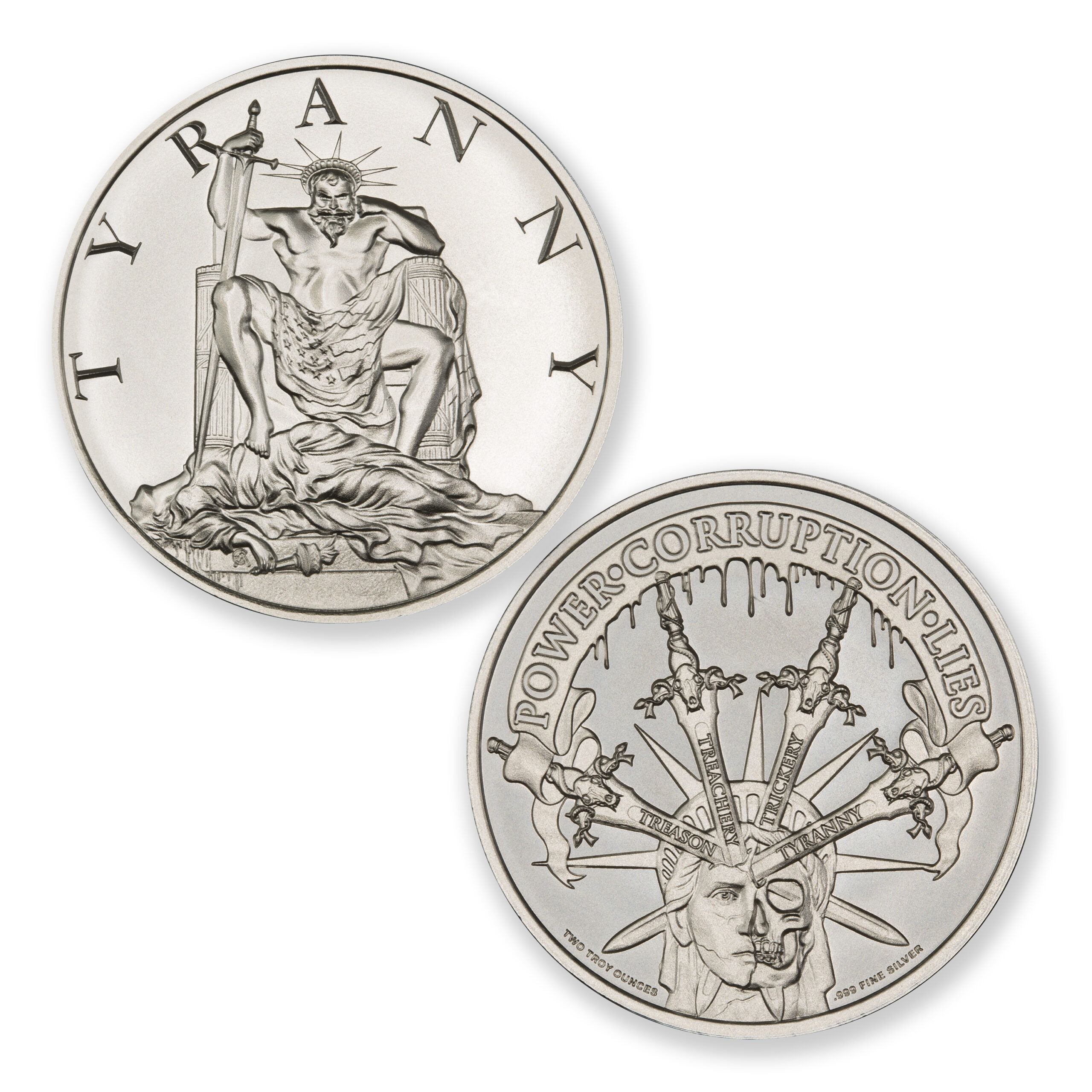 T4 SERIES - TYRANNY - 2 TROY OUNCE - 39MM - Image 1