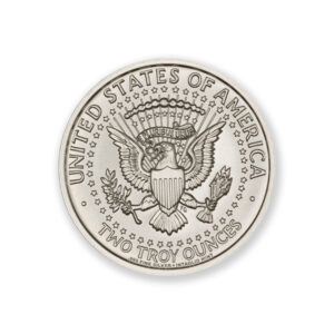 1964 KENNEDY HALF DOLLAR TRIBUTE - 2 TROY OUNCE - 39MM